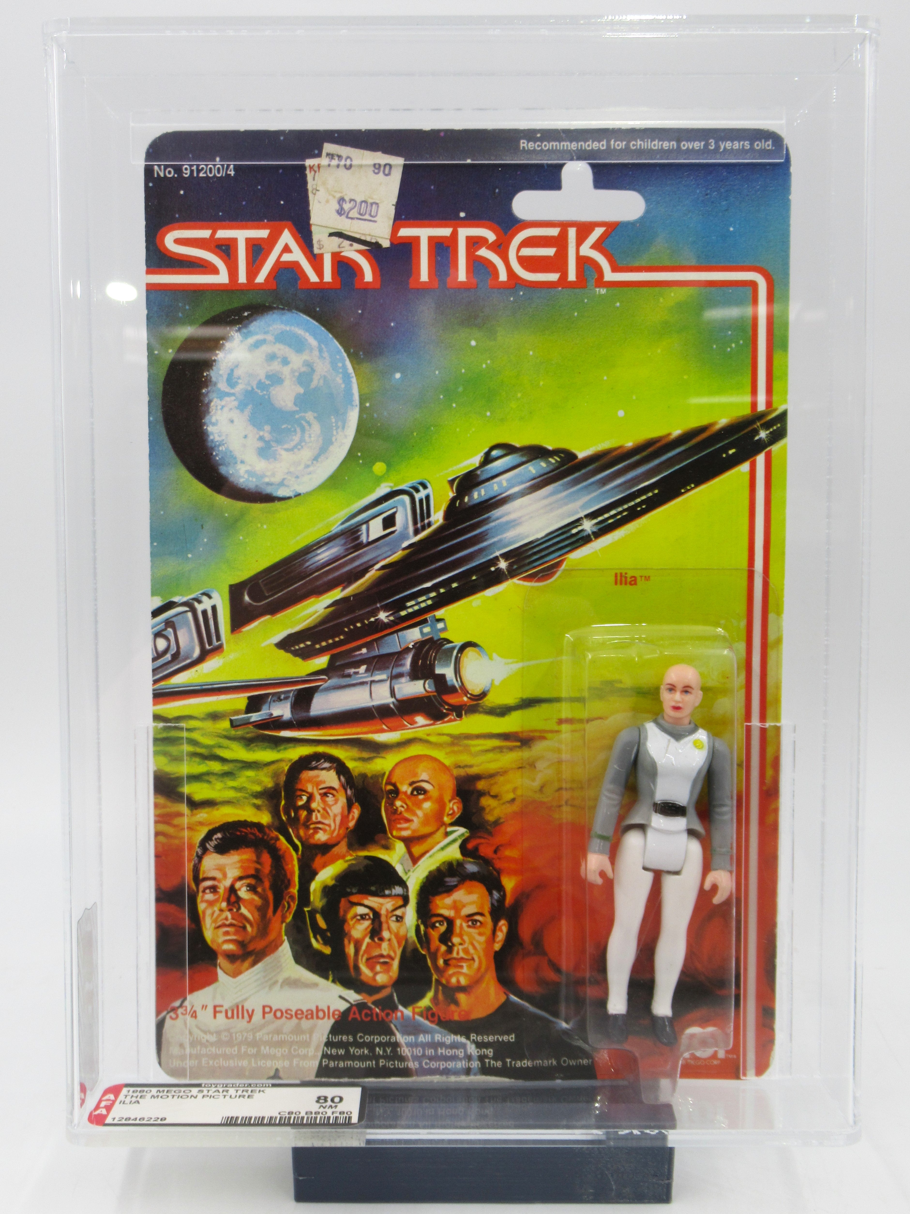 STAR TREK Ilia Graded Action Figure (AFA 80 NM) - Mego Corp. (1980) Vintage Toy